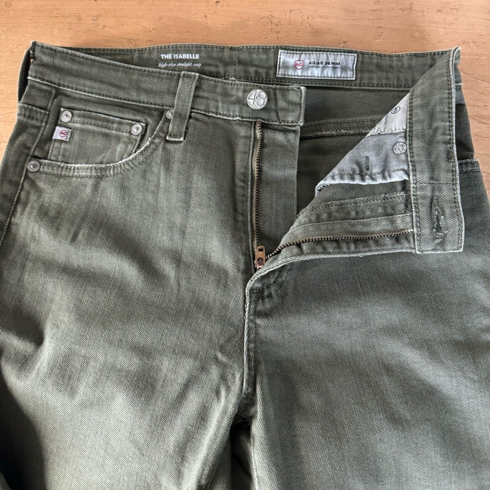 AG Adriano Goldschmied The Isabelle Vintage High-Rise Straight Leg Crop Jean - Picture 9 of 11